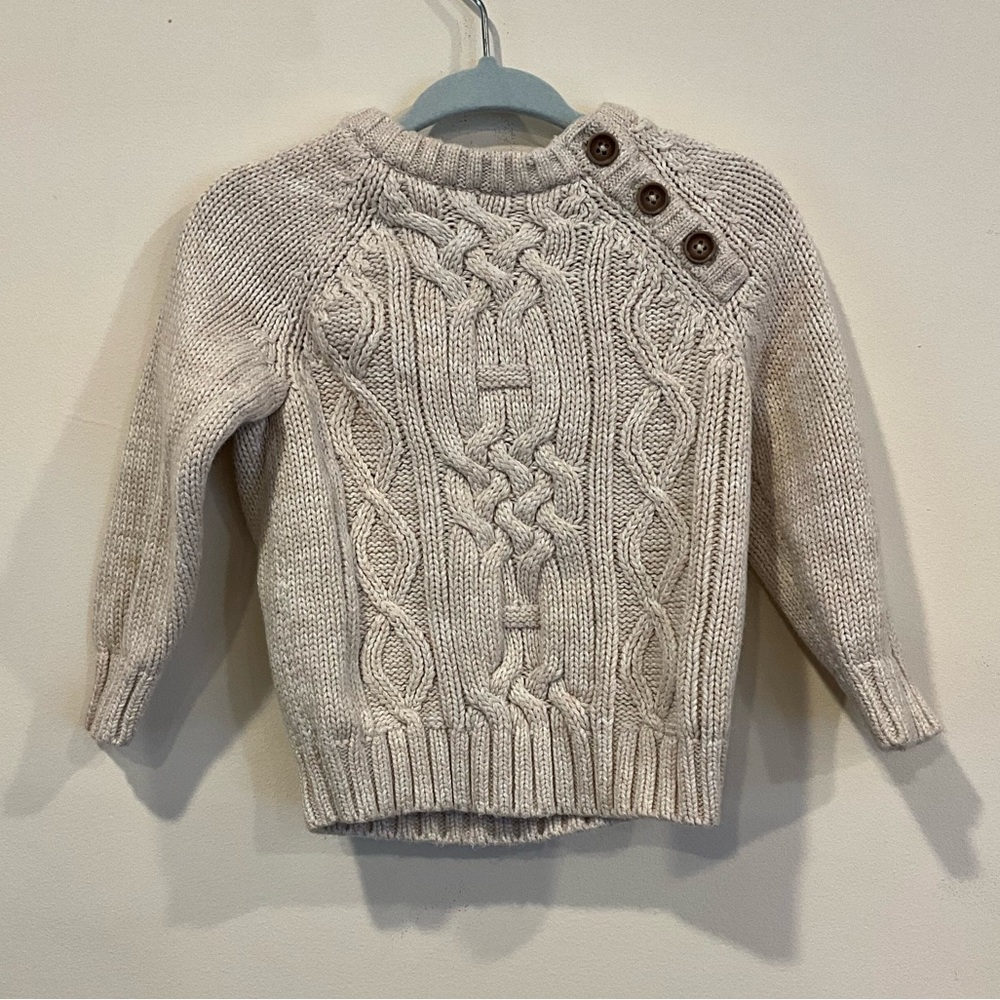Old Navy Baby Cable Knit sweater. 12-18 months